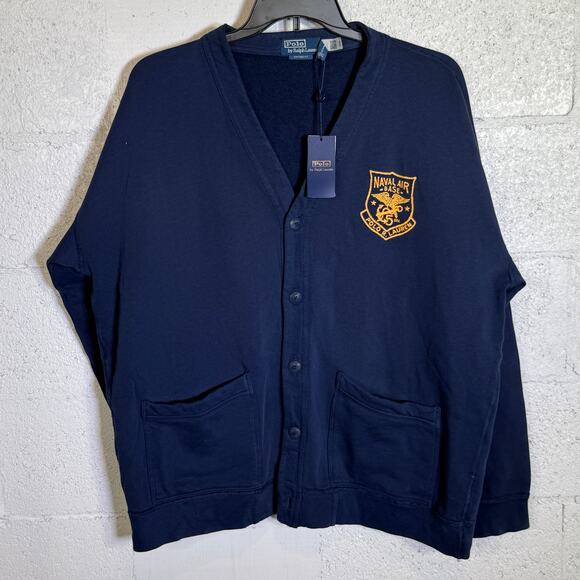Polo Ralph Lauren Other - Polo Ralph Lauren Men's Fleece Sweatshirt Cardigan - Newport Navy XL $268